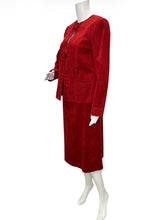 Load image into Gallery viewer, Vintage Two Piece Blazer Skirt Set
