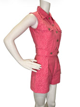 Load image into Gallery viewer, Two Piece Anagram Jacquard Vest &amp; Shorts
