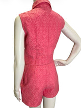 Load image into Gallery viewer, Two Piece Anagram Jacquard Vest &amp; Shorts
