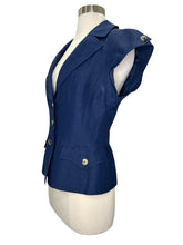 Load image into Gallery viewer, Vintage S/S Collared Button Down Top
