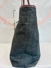 Load image into Gallery viewer, Denim &amp; Leather Tote Bag
