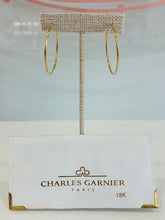 Load image into Gallery viewer, 18K Yellow Gold Hoop Earrings
