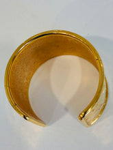 Load image into Gallery viewer, Vintage Gold Toned Cuff Bracelet
