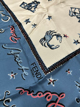 Load image into Gallery viewer, Astrology Motif Silk Scarf
