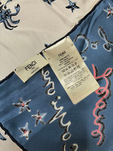 Load image into Gallery viewer, Astrology Motif Silk Scarf
