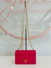 Load image into Gallery viewer, Saffiano Leather Wallet on Chain

