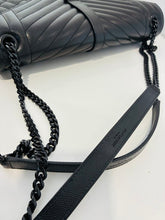 Load image into Gallery viewer, Envelope Triquilt Shoulder Bag in Grained Leather
