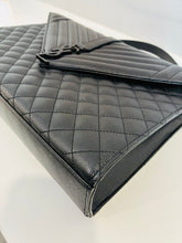 Load image into Gallery viewer, Envelope Triquilt Shoulder Bag in Grained Leather

