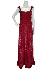 Load image into Gallery viewer, NWT Sequined Silk-Chiffon Gown
