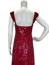 Load image into Gallery viewer, NWT Sequined Silk-Chiffon Gown
