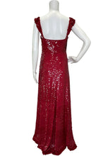 Load image into Gallery viewer, NWT Sequined Silk-Chiffon Gown
