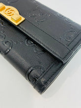 Load image into Gallery viewer, GG Embossed Leather Long Wallet
