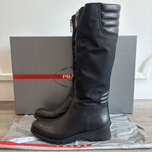 Load image into Gallery viewer, Nylon &amp; Leather Zip Boots
