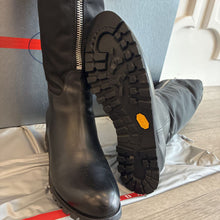 Load image into Gallery viewer, Nylon &amp; Leather Zip Boots
