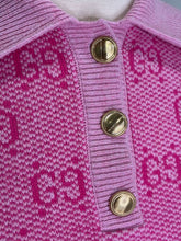 Load image into Gallery viewer, GG Wool Jacquard Polo Shirt
