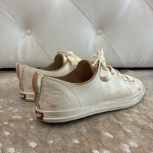Load image into Gallery viewer, Distressed Low-Top Leather Sneakers
