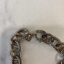 Load image into Gallery viewer, RARE! Cable link Chocolate Diamond Heart Bracelet
