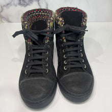 Load image into Gallery viewer, NEW! 15A Suede Leather Lace Up Hi Top Trainers
