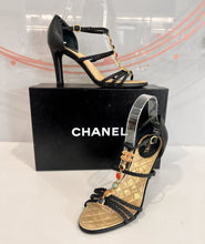 Load image into Gallery viewer, 12C Braided Stone Heel Retail $1500 with box and dustbag
